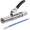 Coupler für Fettpresse,Fettpresse Mundstück mit 30cm Schlauch,Schnellkupplung für Fettpresse,Fettpresse für Schmiernippel,Fettpresse für Schmiernippel,Einhandfettpresse für alle Arten von Fettpress