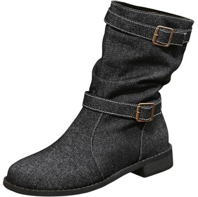 Stivaletti Donna con Tacco Stivaletto Donna Estivo con Zeppa Interna Stivaletti Donna estive Colore Nero Ciabatte Stitch Donna Ciabatte riscaldate Ciabatte Bambina Mare 34 Ciabatte Bianche