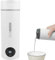 GOMETY Bollitore Portatile: 380ML Bollitore Elettrico Compatto, Funzione Riscaldante Veloce da 300W, Per Viaggi (Bianco)