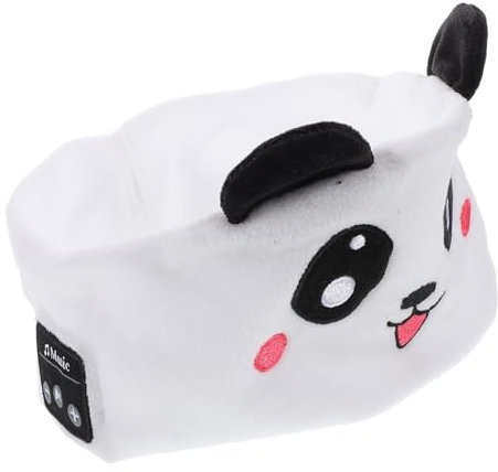 Gadpiparty Fascia Per Con Musica Cuffie Auricolari Articoli Per Feste A Forma Di Panda Copri Occhi Per Dormire In Peluche Cuffie A Forma Di Panda Per Dormire A Forma