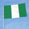 Bandera de Nigeria de 5 x 3 pies, bandera de decoración de una sola cara, colgar en balcones de césped al aire libre e interior