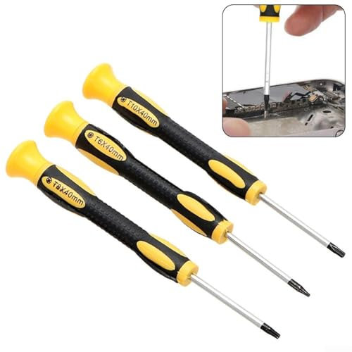 Kit di tre cacciaviti esagonali per utensili Torx per fissare facilmente i controller PS4/PS3