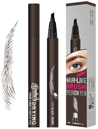 Crayon à Sourcils, Crayon Précis pour Sourcils Avec 4 Pointes de Fourchette, Durable, Naturels Longue Durée, imperméable et résistant aux taches, Effort Des Sourcils D'apparence-03