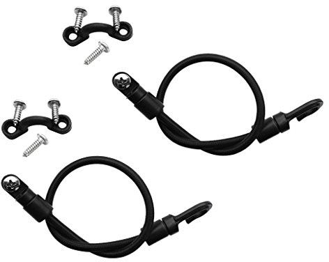 2 Stück Boat Angelruten Halter Strap Angelruten auf Deck zu befestigen Halterung Set mit Bänder Fischerboot Angelruten Kajak Kanu Paddel Halter Straps