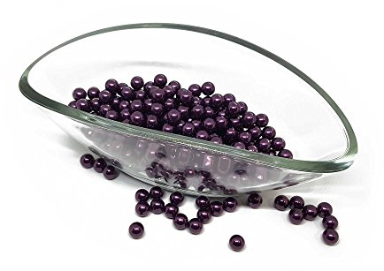 100 x Perlen 12mm ohne Loch!! - basteln Deko Dekoperlen Wachsperlen - Set Lila