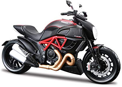 Maisto DUCATI DIAVEL CARBON Motorbike Build-it-Yourself Die-Cast Model Kit - 1:12 Scale