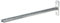 Dalsys Schienenkonsole, Wandausleger 27/18 Silber 50cm, Wandträger, Schwerlastträger aus verzinktem Stahl, korrosionsbeständig