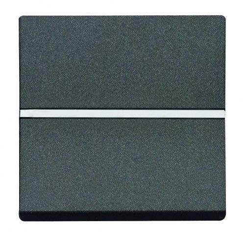 CABLEPELADO Interruptor ancho unipolar Niessen Zenit 16 A (Negro)