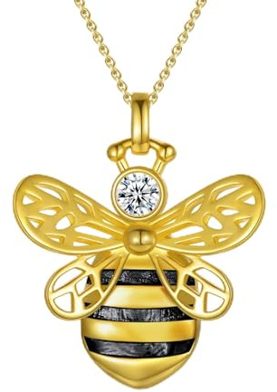 LONAGO 925 Sterline D'argento Collana Medaglione Personalizzata Che Contiene Immagini Ape Medaglione Pendente Collana Gioielli per le Donne
