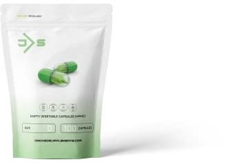 Size 00 Empty Vegetarian Capsules (Pack of 250)