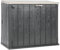 Toomax, Storer Plus XL. Capanno porta attrezzi, volume di 1270 litri, colore antracite/grigio tortora, dimensioni 145x85x124,5h cm