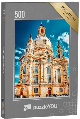 puzzleYOU: Puzzle 500 Teile „Die Frauenkirche in Dresden, Deutschland“ – aus der Puzzle-Kollektion Dresden, Deutsche Städte