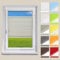 OUBO Plissee ohne Bohren Klemmfix, Grau 80x130cm (BXH), Jalousie Easyfix Faltrollo mit Klemmträger Sonnenschutz und Sichtschutz lichtdurchlässig Rollo für Fenster & Tü