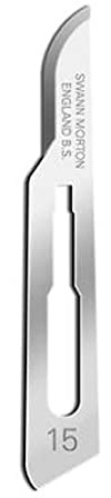 Swann Morton No 15 Bisturi Sterili Monouso Con Protezione