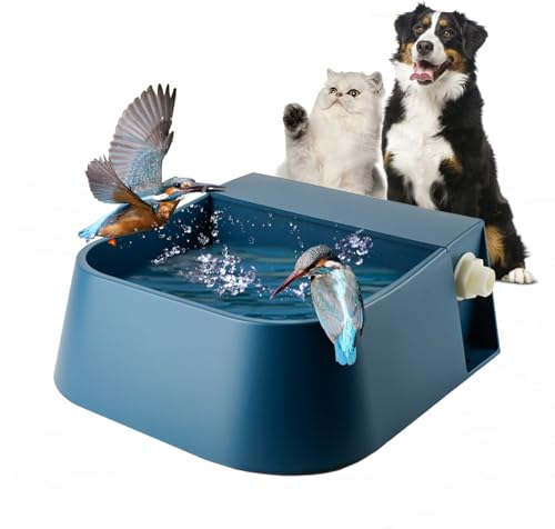 Enjoying Gamelle pour Chien 2 L, Abreuvoir Automatique pour Animaux de Compagnie avec Valve Flotteur, Utilisable en Intérieur comme en Extérieur, Convient aux Chiens, Chats, Lapins et Poules