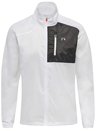 NewLine Trainingsjacke Running Weiss, XL Herren