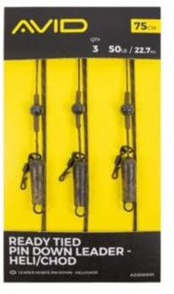 Avid Carp Ready Pin Down Heli Chod Leader One Size