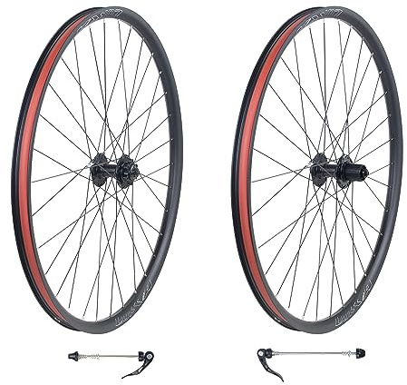 WEEROCK 29 Zoll MTB Radsatz Aluminiumlegierung Doppelwand Felgen für Mountainbike, Radsätze vorne & hinten mit Lagernaben für Scheibenbremse kompatibel mit 7/8/9/10/11 Geschwindigkeiten Kassette
