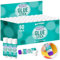 Glue Sticks Bulk Classroom, Purple Glue Sticks for Kids 60 Count, 0.32 Ounce Washable, for Kids, School and Home