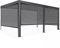 Oviala Pergola bioclimatique adossée 3x6m et 4 Stores 2,66 x 2,34m