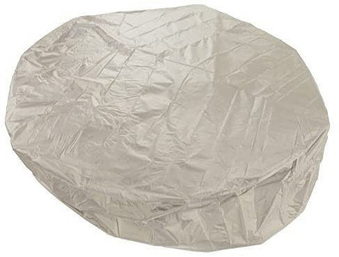 Copertura Rotonda per Vasca da Bagno, SPA e Mobili da Esterno - Baldacchino per Piscina con Protezione (Colore Beige)