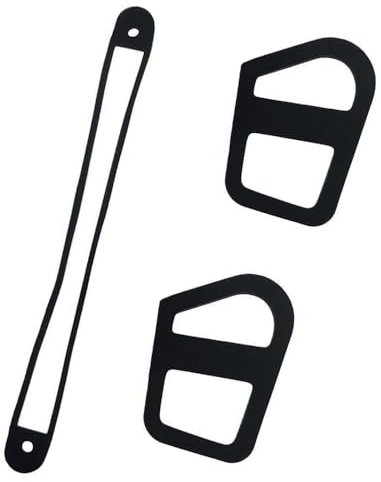 CANJPTON Auto Rücklicht Bremslicht Dichtung Schwamm Kompatibel mit Toyota Aygo 2005-2014 Schwarz 1Paar Hintere Bremsleuchte Dichtung