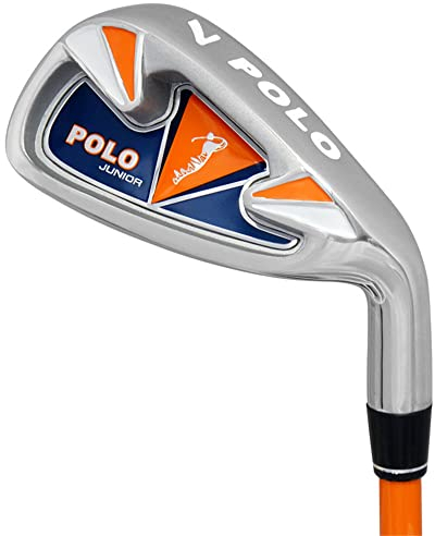Professional Left Handed 7# Golf Irons for Kids - Golf Club for Junior Boys and Girls (Orange for 9-12Y)