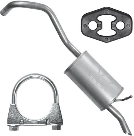 Polmo Schalldämpferset Auspuff Endtopf für Fox 1 I 2005-12/2011 1.2 Schrägheck