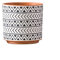 HASMI Pots de Fleurs Pot en Terre Cuite Personnalité Motif géométrique Pot de Fleur Succulent Container Flower Green Planter Pots Plantes (Size : Small)