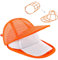 ZDDGNN Cap Wascher für Waschmaschine,Basecap Waschgestell,Klappbarer Hutablagen,Cap Waschmaschinen Form,Cap Halter für Waschmaschinen & Geschirrspüler 1 Stück (Orange)
