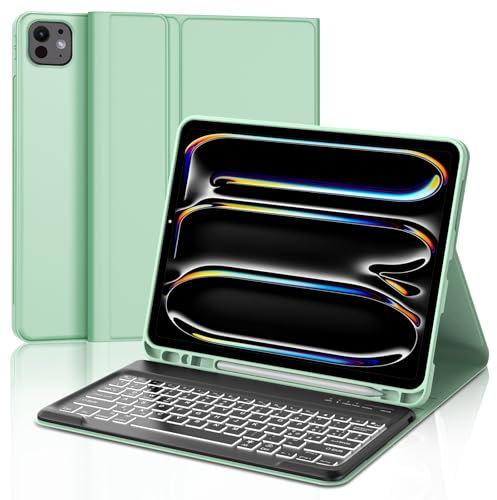 JADEMALL Bluetooth Tastiera per iPad, Samsung, Lenovo, Huawei, Xiaomi, Retroilluminata Tastiera Ricaricabile Ultra Sottile Bluetooth Compatibile IOS/Windows/Android, Layout Italiano QWERTY, Nero