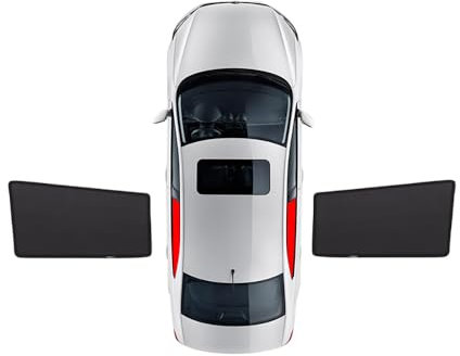 Parasol de Coche para Peugeot 5008 2017-2023 2024 Ventana Lateral Sombrilla Cortinas Coche para Boquear los Rayos UV y Calor Fácil Instalación,2 Rear Window