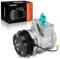 Frankberg Sistemas de aire acondicionado Compresor de aire acondicionado con embrague Gasolina Compatible con Aveo/Kalos T200 Aveo/Kalos T250 T255 Kalos KLAS Replace# 96539394incl. aceite premezclado