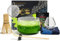 TEANAGOO 7-Piece Matcha Set - Kit With Bowl, Bamboo Whisk (Chasen), Scoop (Chashaku), Whisk Holder, Clear Glass - N29