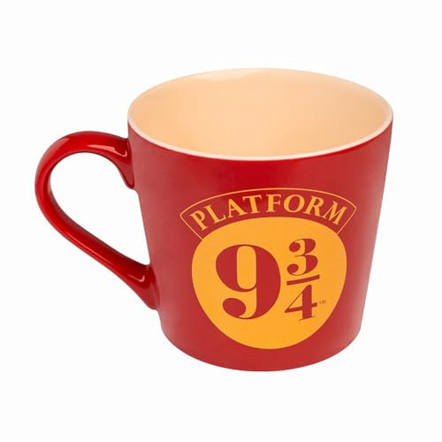 Grupo Erik: Tazza Harry Potter - Binario 9 e 3/4 | Tazzina Caffè in Ceramica, 444 ml, Merchandise e Regalo della Collezione Harry Potter