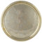Marrakech - Vassoio decorativo orientale Ramadan, rotondo, in ottone, 38 cm, colore: Oro