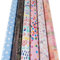 Geschenkpapier Set 70x200cm 6 Rollen Geburtstag Rosa Bunt Konfetti Party Verpackung 6 Rollen Kinder Geschenk-Papier