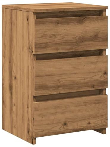 vidaXL Nachttisch Artisan-Eiche 40x35x62,5 cm Holzwerkstoff, Nachtschrank, Nachtkonsole, Schlafzimmermöbel, Nachtschränke, Nachtkommode, Beistelltisch