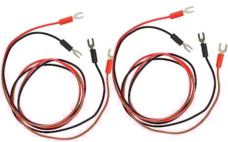 VICASKY 4pcs Phonograph Connecting Wire Insulated Copper Ground Wire for Turntables Circuit for Eliminating Hum and Buzz Home and Professional