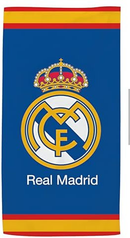 New Import Real Madrid Strandtücher - 100% Mikrofaser, schnell trocknend und (140 x 70 cm)