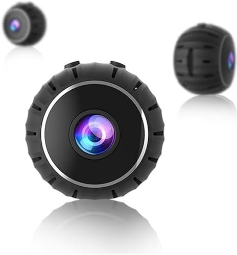 Quenxiyu Mini 2K HD Hidden Wireless Camera, Spy Micro Small Cameras for Pet, Office, Baby, Nanny Cam with Motion Detection Night Vision, SD card, APP Control