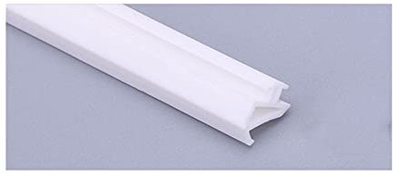 Guarnizione Finestra, Guarnizioni Finestre Guarnizione tubolare Weatherstrip Porta in alluminio Slot Slot Slitta Striscia Triangolo in silicone Rubber 5 x 12m 10m nero bianco marrone(White)