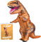 AirSuit® Aufblasbare Verkleidung XXL T-Rex | Dinosaurier Kostüm | Premium Qualität | Größe Erwachsene 160 bis 190cm | Polyester | Angenehm zu tragen | Strapazierfähig | Aufblassystem | OriginalCup®