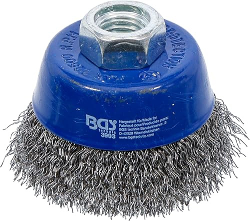 BGS 3993 | Wire Cup Brush | M14 x 2.0 Drive | Ø 65 x 50 mm