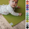 Sanosoft® Krabbelmatte Made in Germany, Öko-Tex Anti-Rutsch Krabbelunterlage - 60cm X 200cm Grün