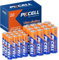 PKCELL Alkaline 12 x AA & 12 x AAA Batteries Pack of 24