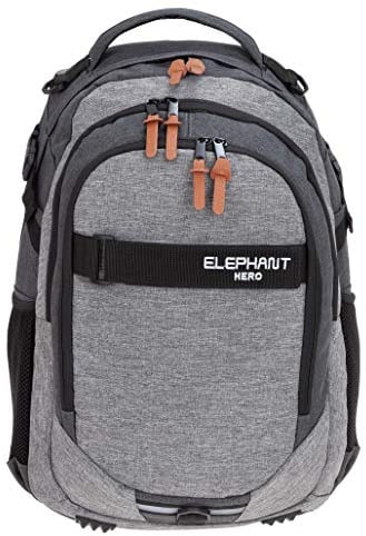 Elephant Schulrucksack HERO SIGNATURE Rucksack (Two Tone Grey (grau/anthrazit))