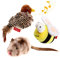 GiGwi Interactive Cat Toys Animal Sound Bird/mouse/Bee Interactive Squeaking Cat Toys Melody Chaser& Toys for Cats to Play Alone,Funny Squeak Kitten Toys for Boredom