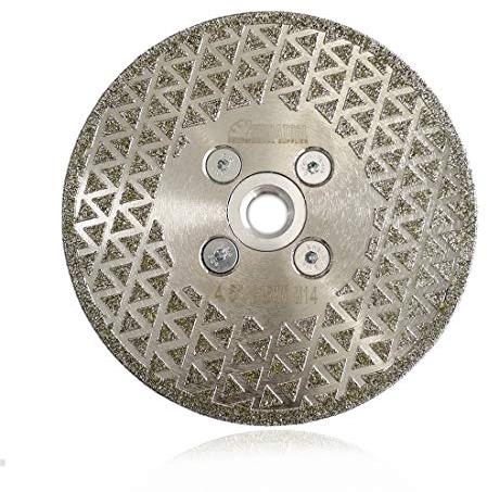 SHDIATOOL Disque diamant 115mm Lame électrolytique pour couper et moudre Pierre granit marbre Carrelage