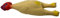 TOP DOG Heimtiernahrungs GmbH Kauspielzeug Huhn für Hunde, quietschend, Latex Gr. M 25cm
